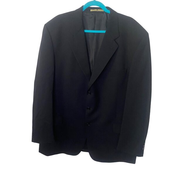 Joseph Abboud Nordstrom 2-Piece Wool Suit Mens 46L Blazer 39x30.5 Pants Career - Picture 3 of 16